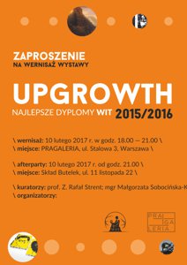 Najlepsze dyplomy UPGROWTH 2015/2016 grafika - zaproszenie