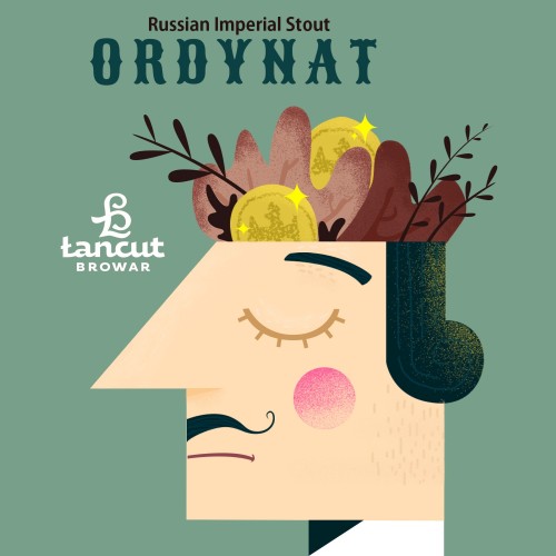 Zwycięski projekt graficzny etykiety piwa Ordynat - Izabela Szymanowska