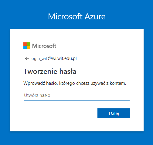 Instrukcja Microsoft Azure