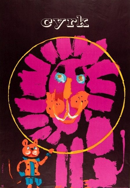 Waldemar Świerzy, Cyrk (lew i kot), 1963