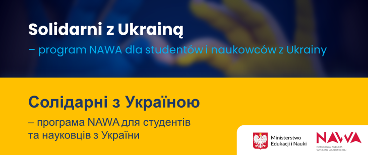 Solidarni z Ukrainą - Program NAWA dla studentów z Ukrainy