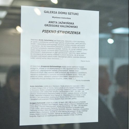Wernisaż wystawy „Piękno stworzenia”