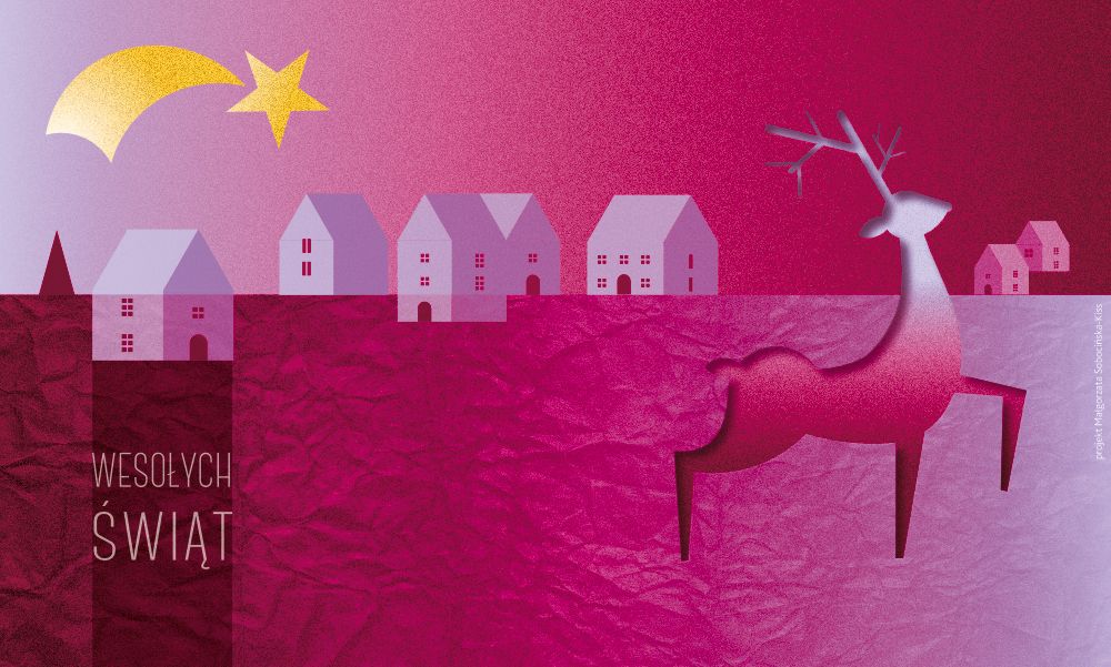 Wesołych Świąt / projekt graficzny dr Małgorzata Sobocińska-Kiss