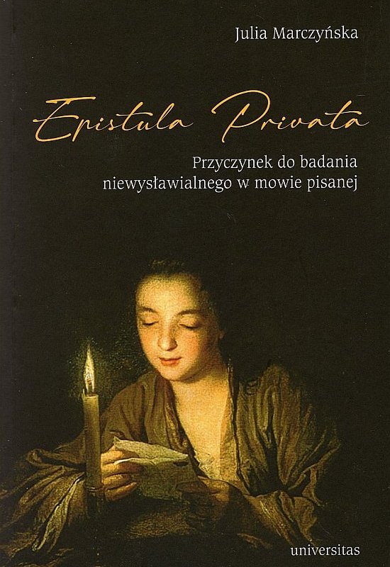 Julia Marczyńska „Epistula privata”