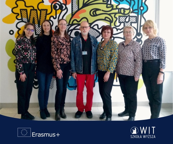 Delegacja pracowników uniwersytetu Dyneburskiego w WIT