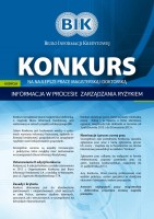 Konkurs BIK na najlepszą pracę magisterską