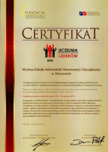 Certyfikat Studia z Przyszłością i Laur Innowacji dla kierunku ITZ WIT