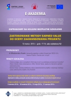 Zastosowanie metody Earned Value do oceny zaawansowania projektu