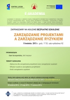 Zarządzanie projektami a zarządzanie ryzykiem
