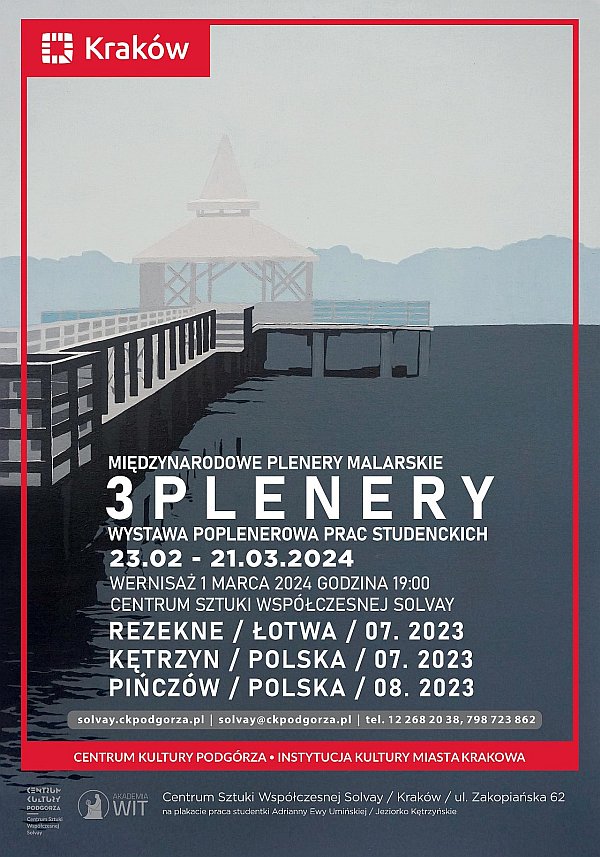 Międzynarodowe plenery malarskie „3 Plenery” wystawa poplenerowa