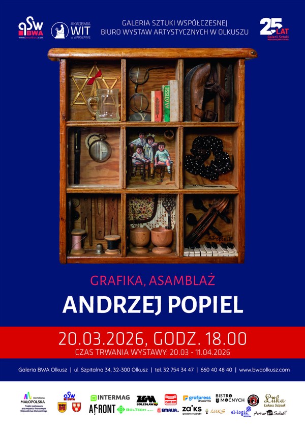 Andrzej Popiel: Grafika, Asamblaż
