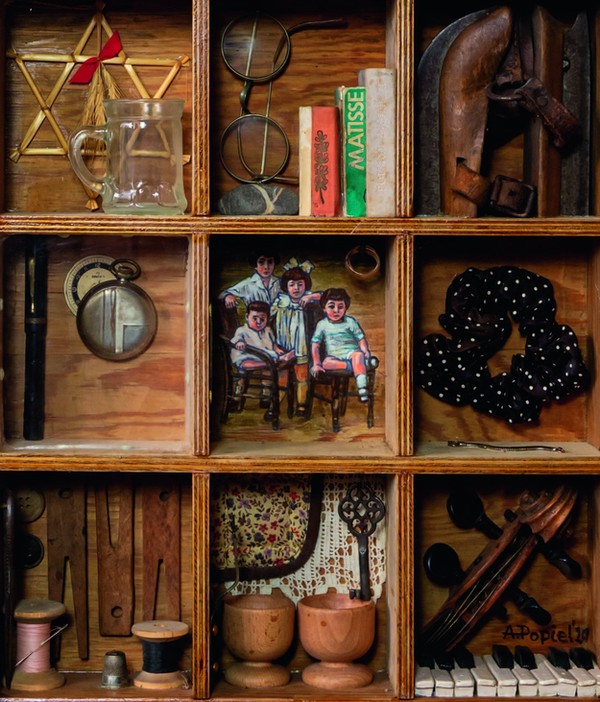 Andrzej Popiel: Grafika, Asamblaż