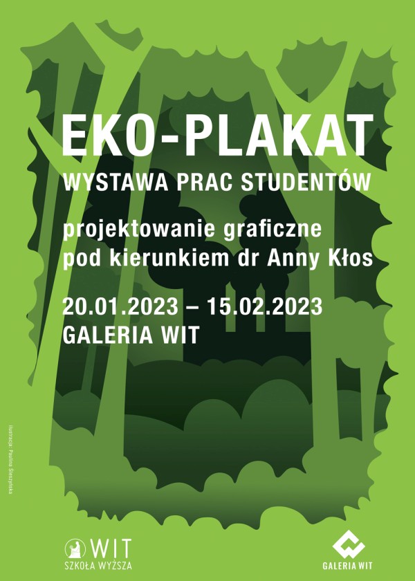 Wystawa prac studentów z projektowania graficznego w Galerii WIT / Plakaty na temat ochrony środowiska