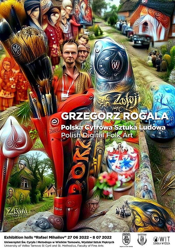 Polska Cyfrowa Sztuka Ludowa - Artysta w świecie sztucznej inteligencji - 