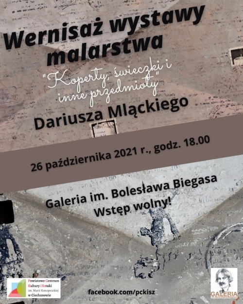 Dariusz Mlącki: Koperty, świeczki i inne przedmioty