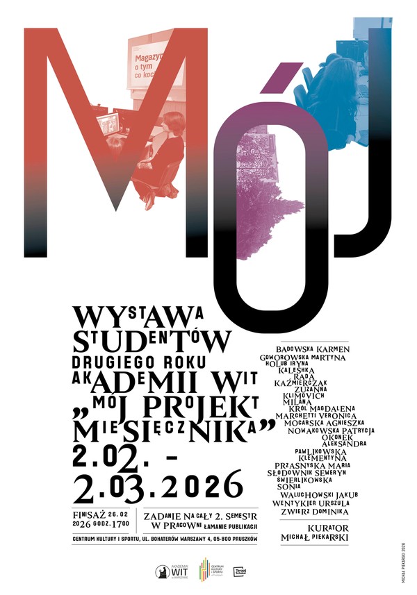 Mój projekt miesięcznika - wystawa studentów 2 roku