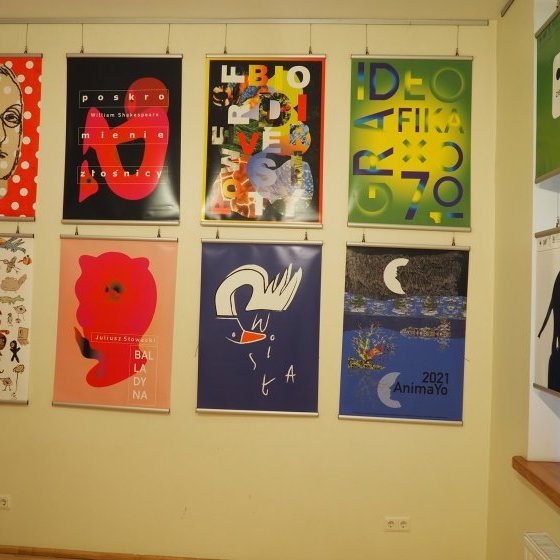 Wystawa plakatów w Centrum Kultury Polskiej w Daugavpils